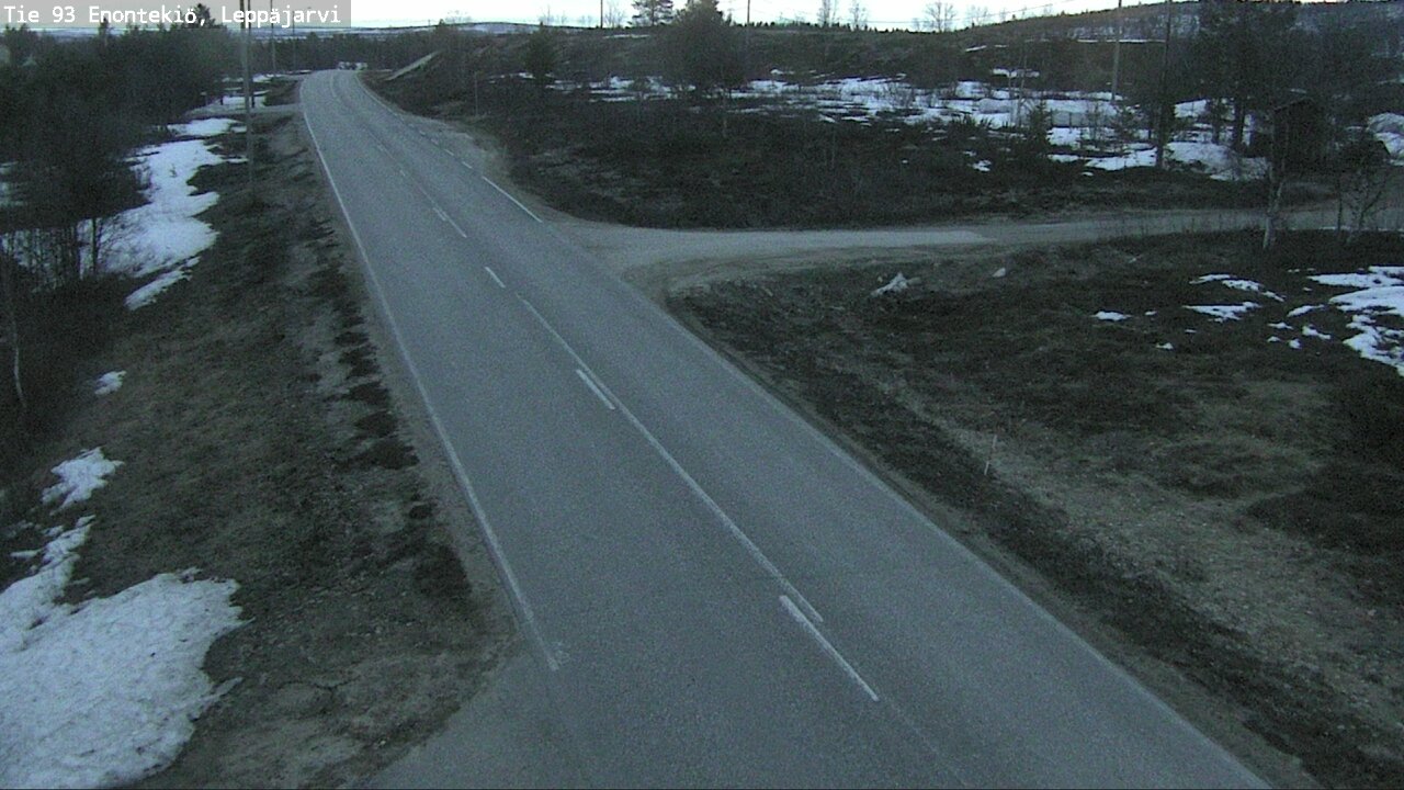 Weather Camera Image Road 93 Enontekiö, Leppäjärvi, Enontekiö, Lappi