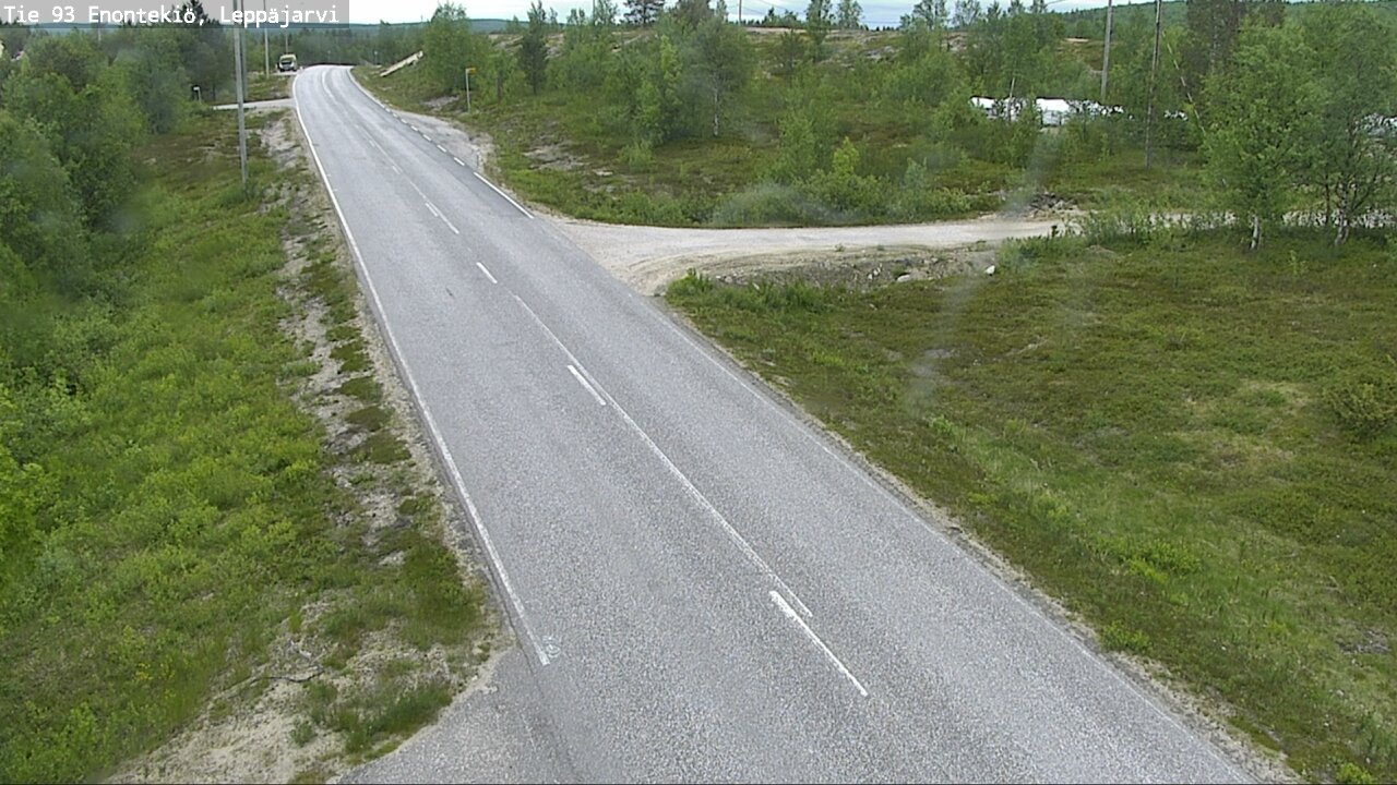 Weather Camera Image Road 93 Enontekiö, Leppäjärvi, Enontekiö, Lappi