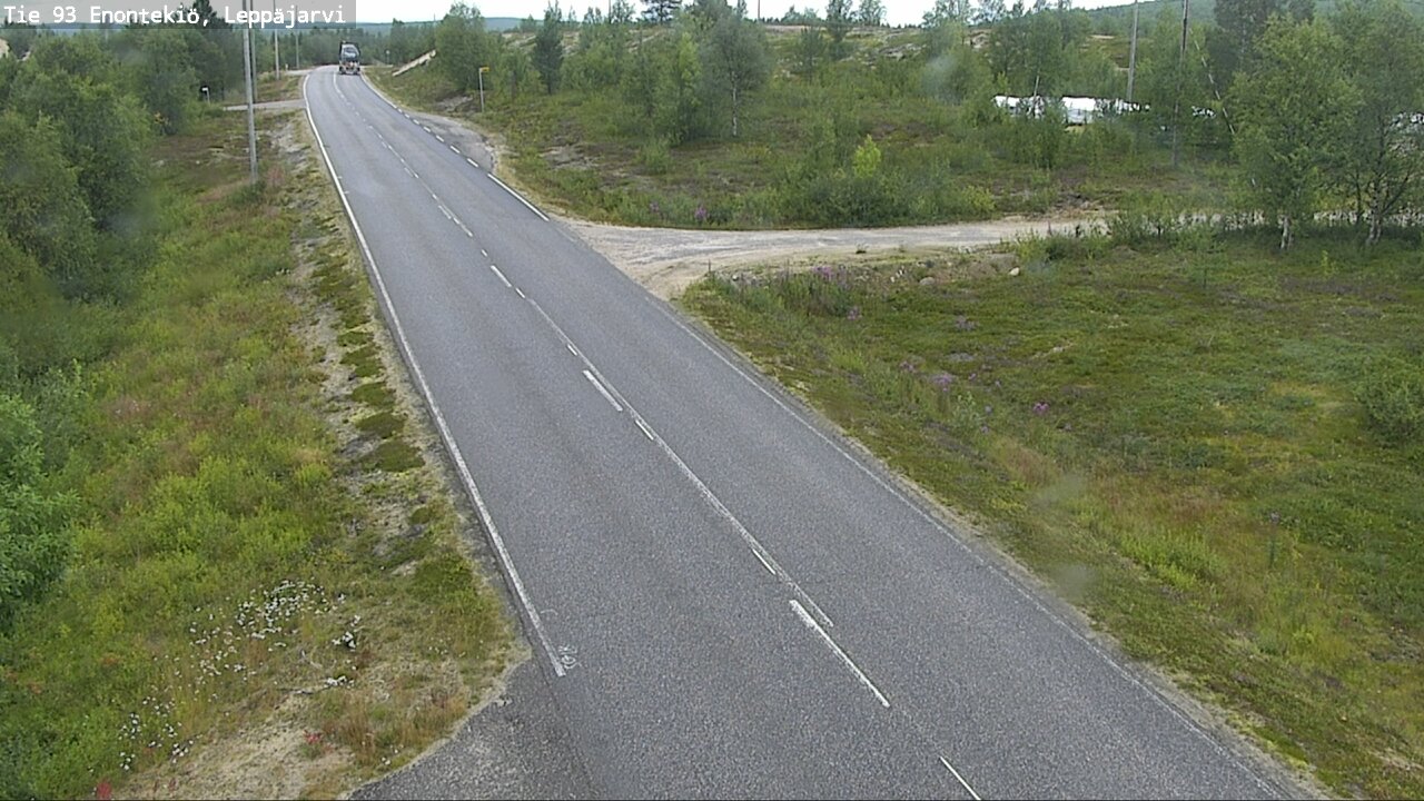 Weather Camera Image Road 93 Enontekiö, Leppäjärvi, Enontekiö, Lappi