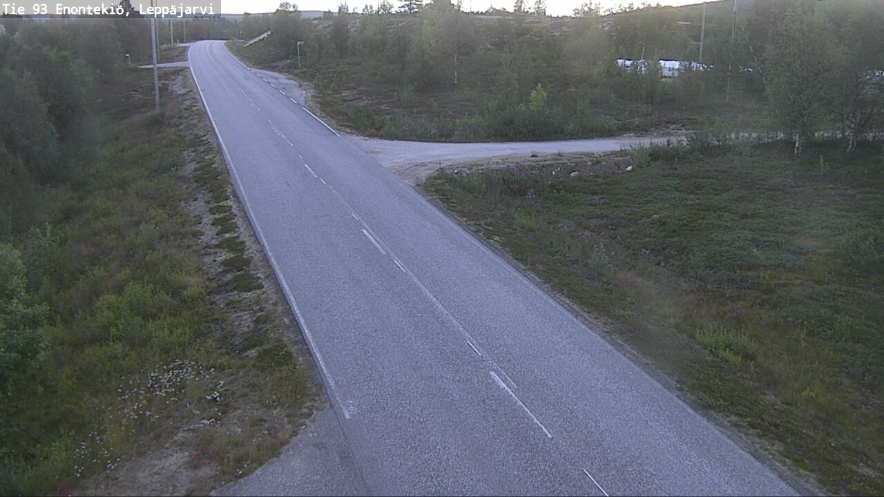 Weather Camera Image Road 93 Enontekiö, Leppäjärvi, Enontekiö, Lappi