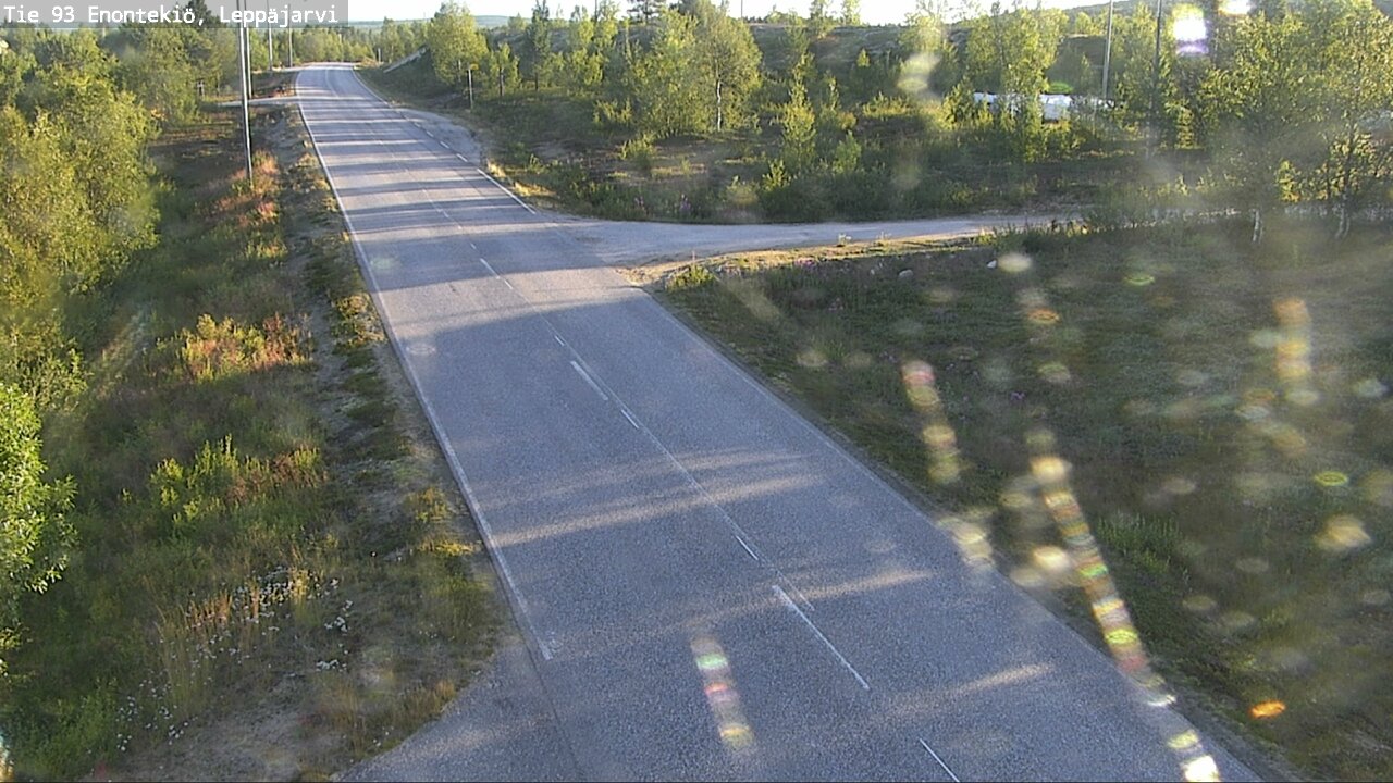 Weather Camera Image Road 93 Enontekiö, Leppäjärvi, Enontekiö, Lappi