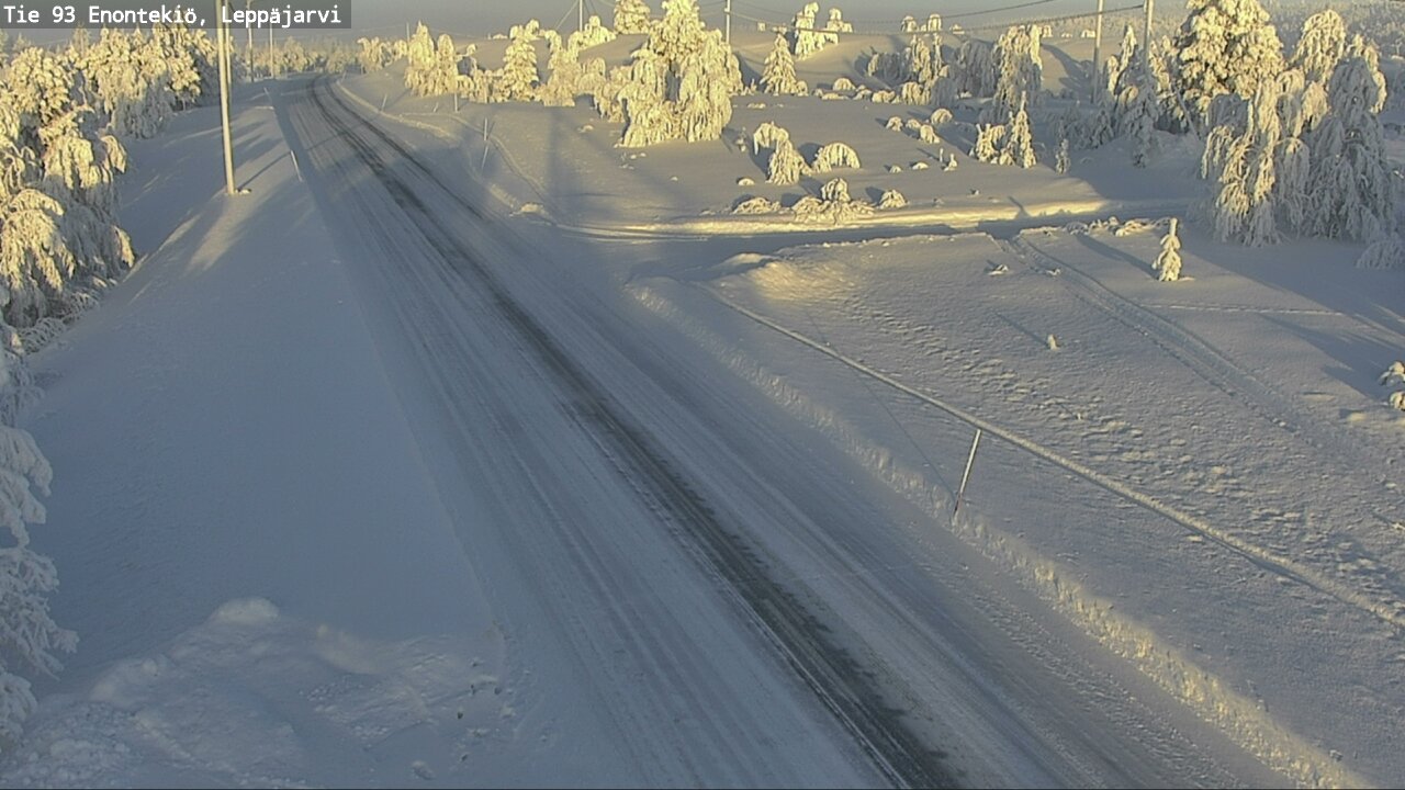 Weather Camera Image Väg 93 Enontekis, Leppäjärvi, Enontekiö, Lappi