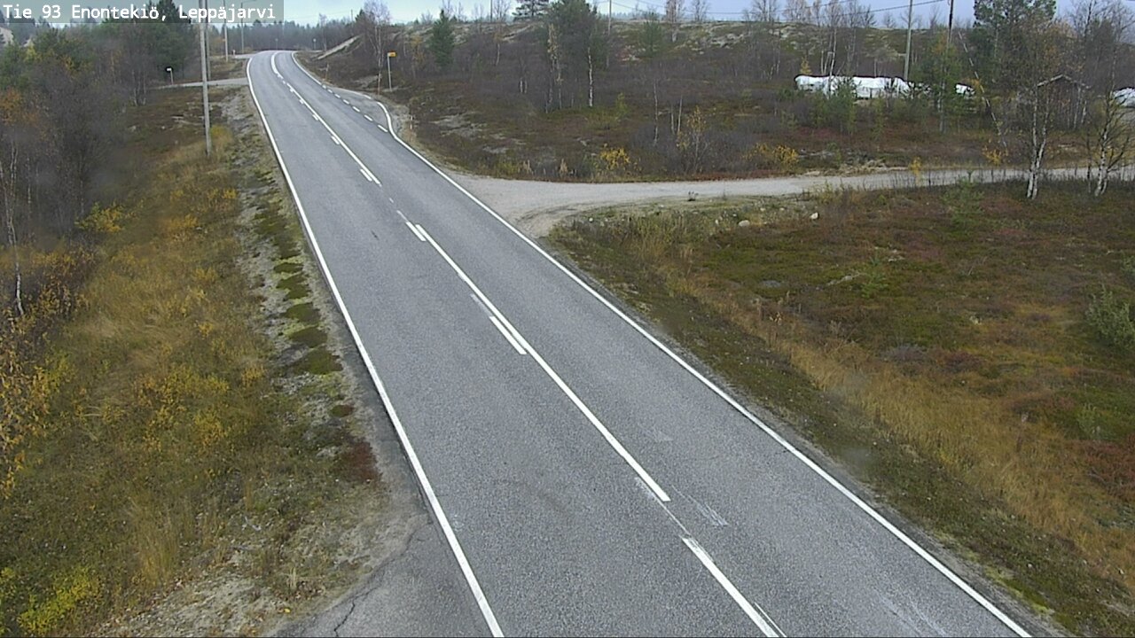 Weather Camera Image Road 93 Enontekiö, Leppäjärvi, Enontekiö, Lappi