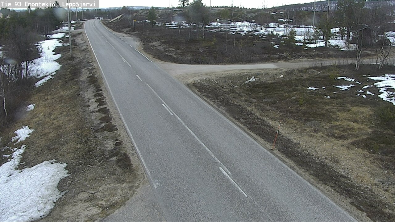 Weather Camera Image Road 93 Enontekiö, Leppäjärvi, Enontekiö, Lappi