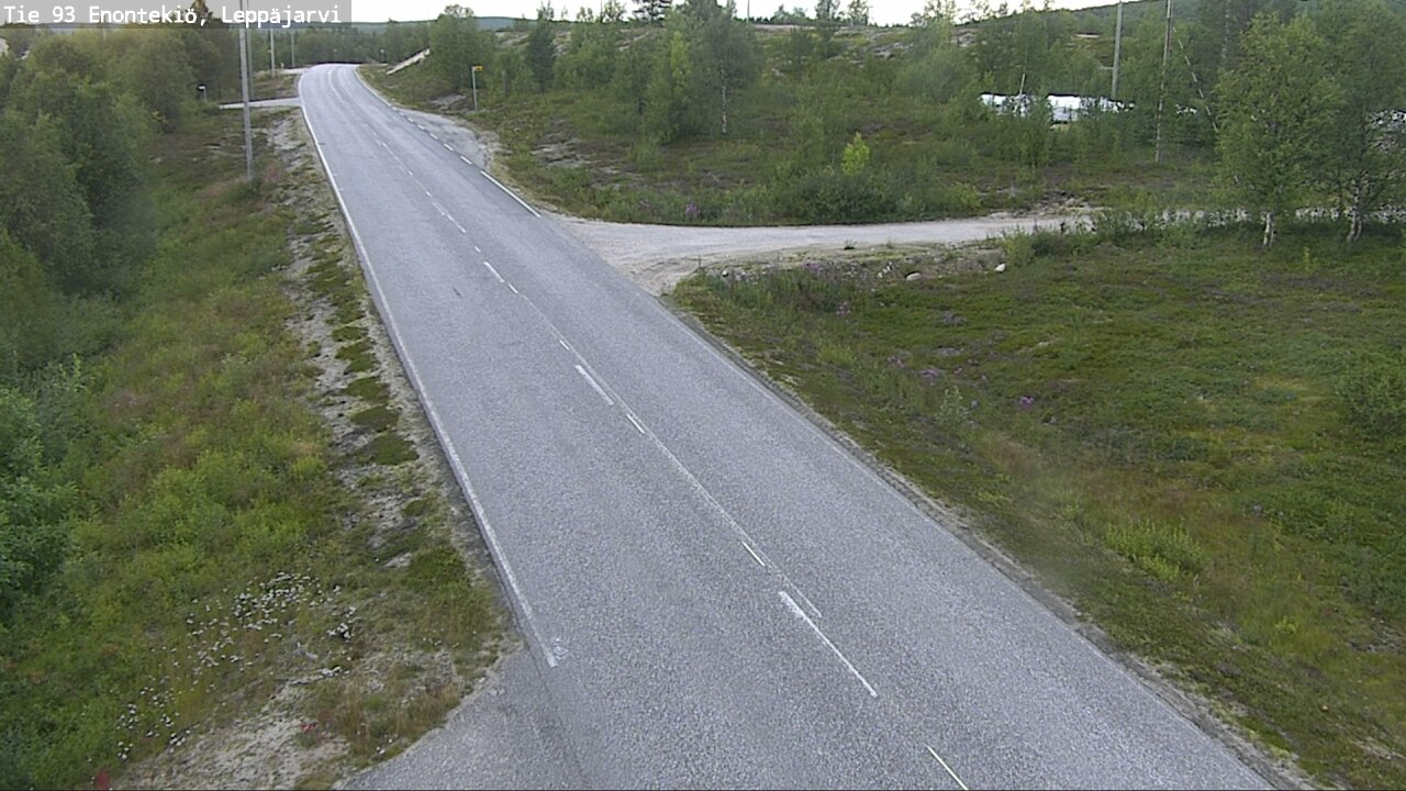 Weather Camera Image Road 93 Enontekiö, Leppäjärvi, Enontekiö, Lappi