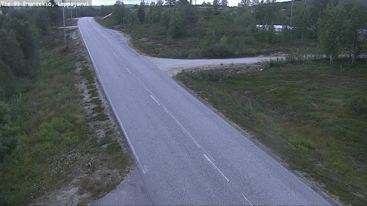 Weather Camera Image Road 93 Enontekiö, Leppäjärvi, Enontekiö, Lappi