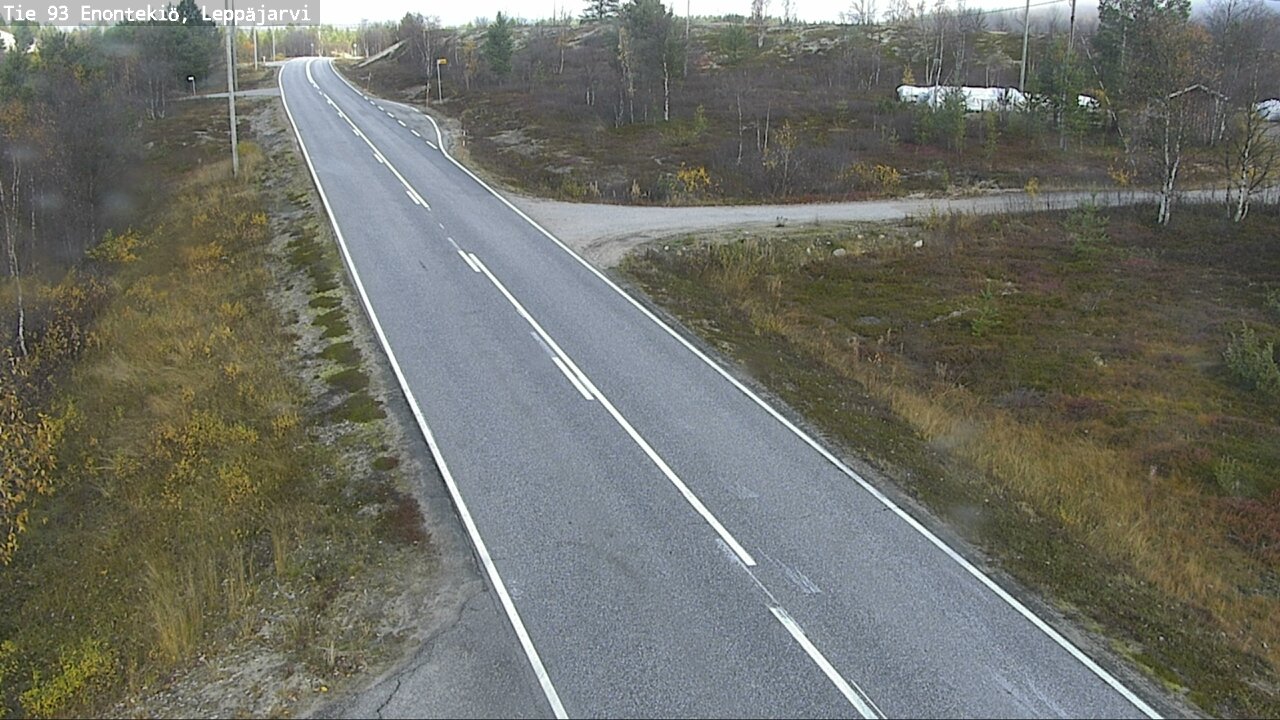 Weather Camera Image Road 93 Enontekiö, Leppäjärvi, Enontekiö, Lappi