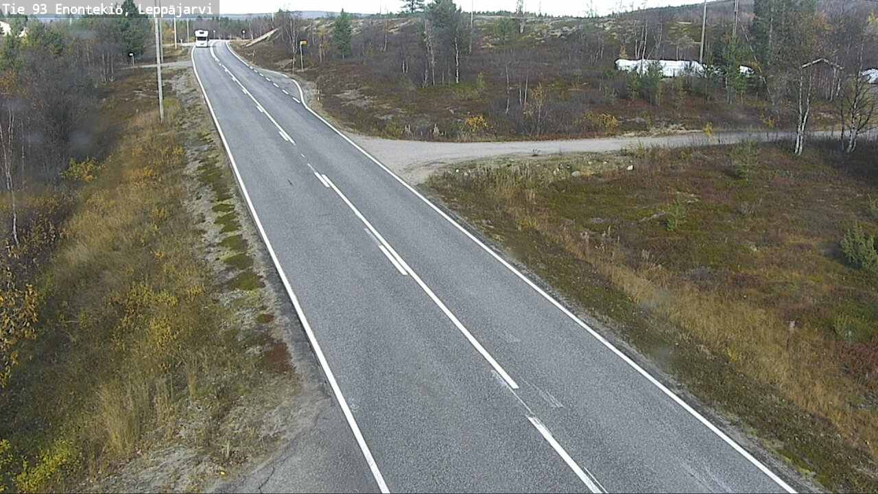 Weather Camera Image Road 93 Enontekiö, Leppäjärvi, Enontekiö, Lappi