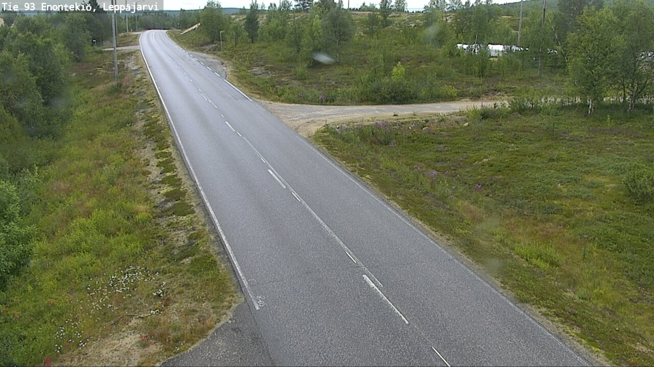 Weather Camera Image Road 93 Enontekiö, Leppäjärvi, Enontekiö, Lappi