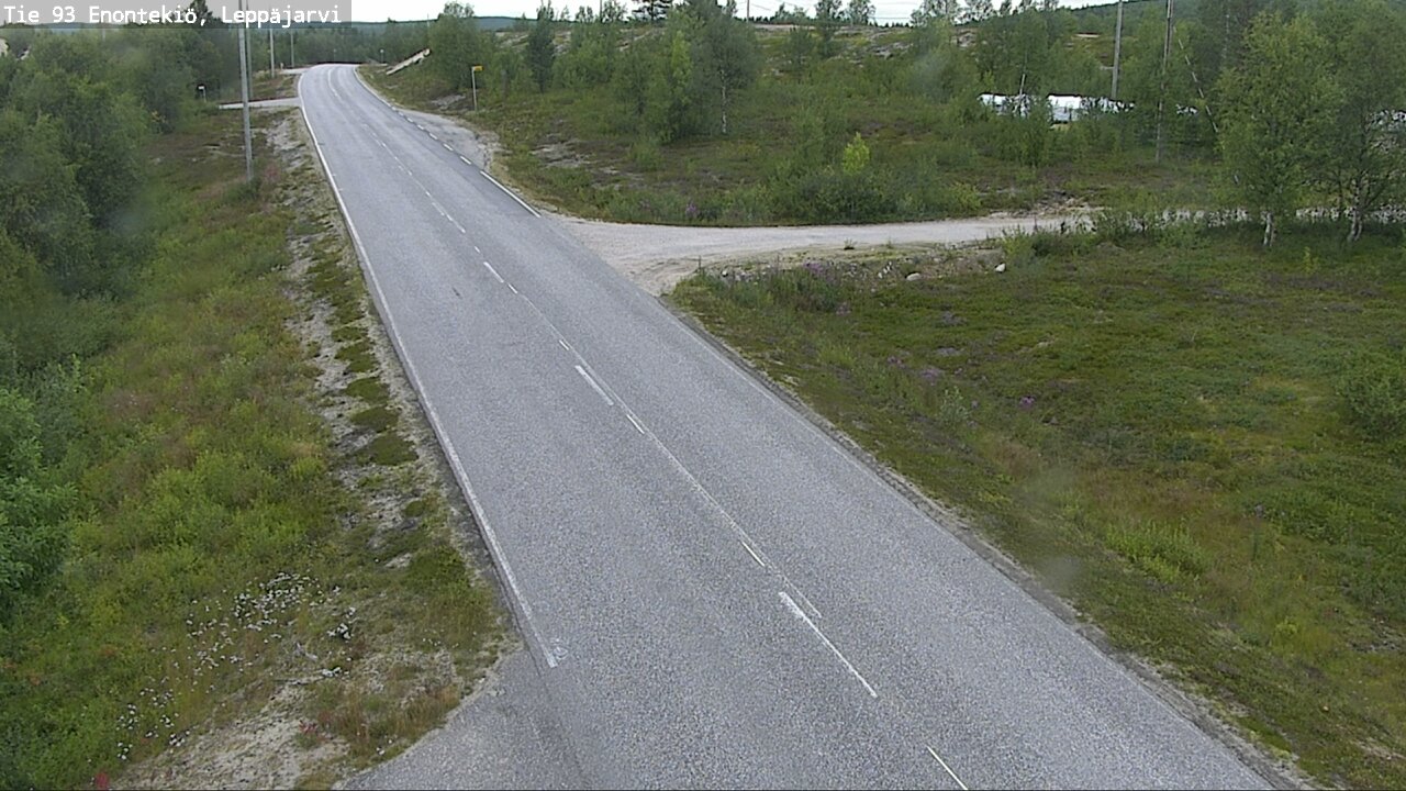 Weather Camera Image Road 93 Enontekiö, Leppäjärvi, Enontekiö, Lappi