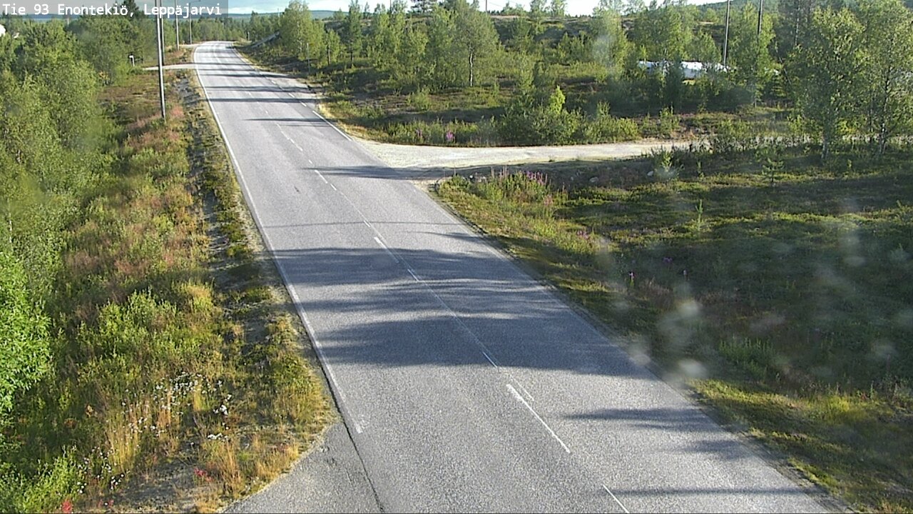 Weather Camera Image Väg 93 Enontekis, Leppäjärvi, Enontekiö, Lappi