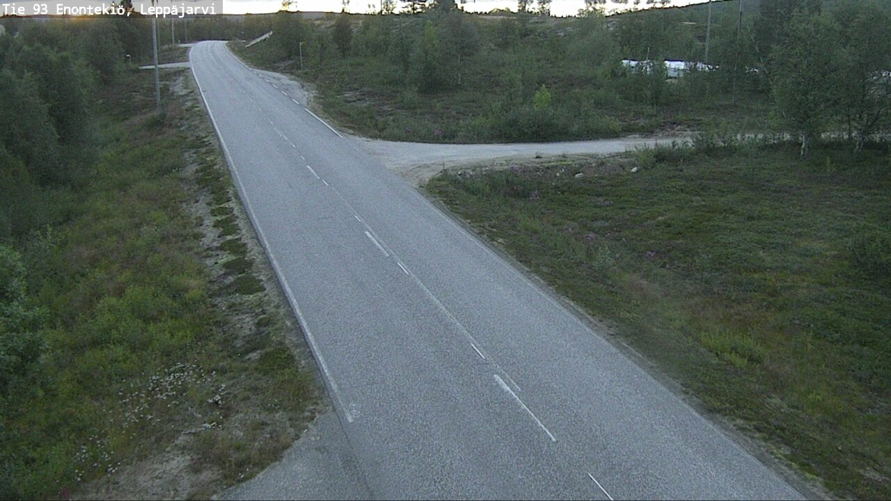 Weather Camera Image Road 93 Enontekiö, Leppäjärvi, Enontekiö, Lappi