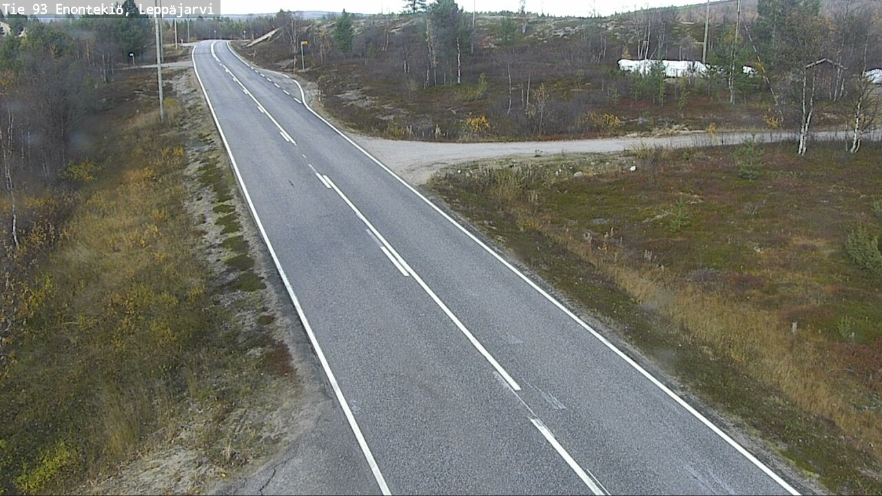 Weather Camera Image Väg 93 Enontekis, Leppäjärvi, Enontekiö, Lappi