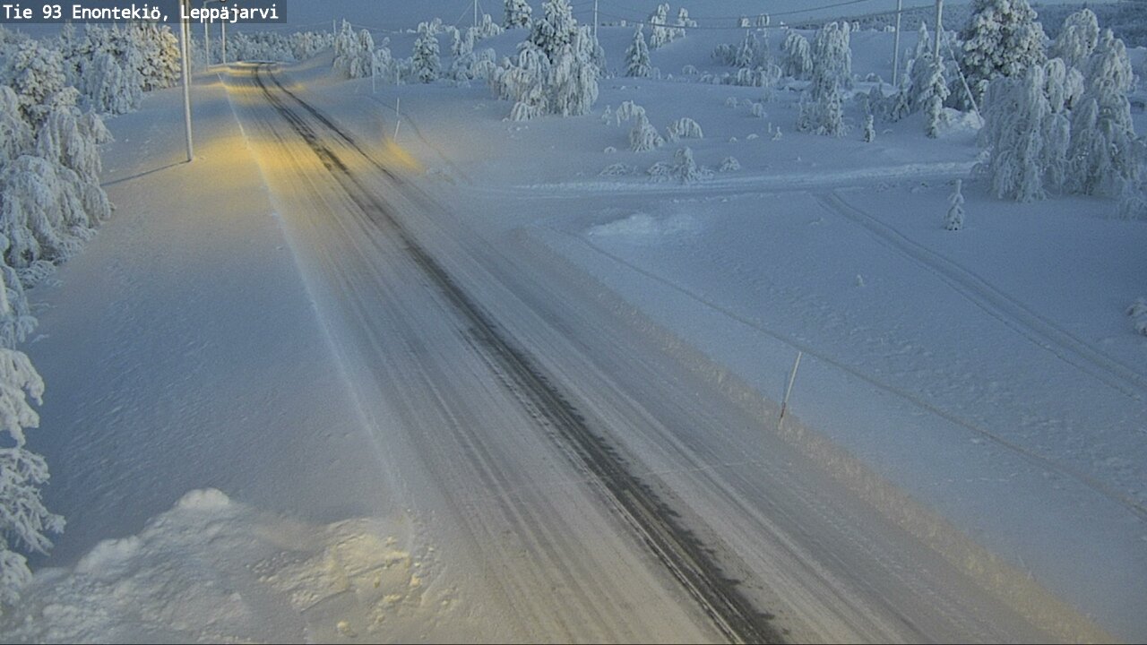 Kelikamerat Kuva Tie 93 Enontekiö, Leppäjärvi, Enontekiö, Lappi