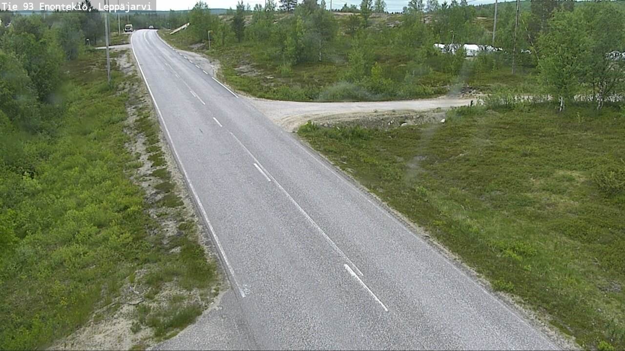 Weather Camera Image Road 93 Enontekiö, Leppäjärvi, Enontekiö, Lappi