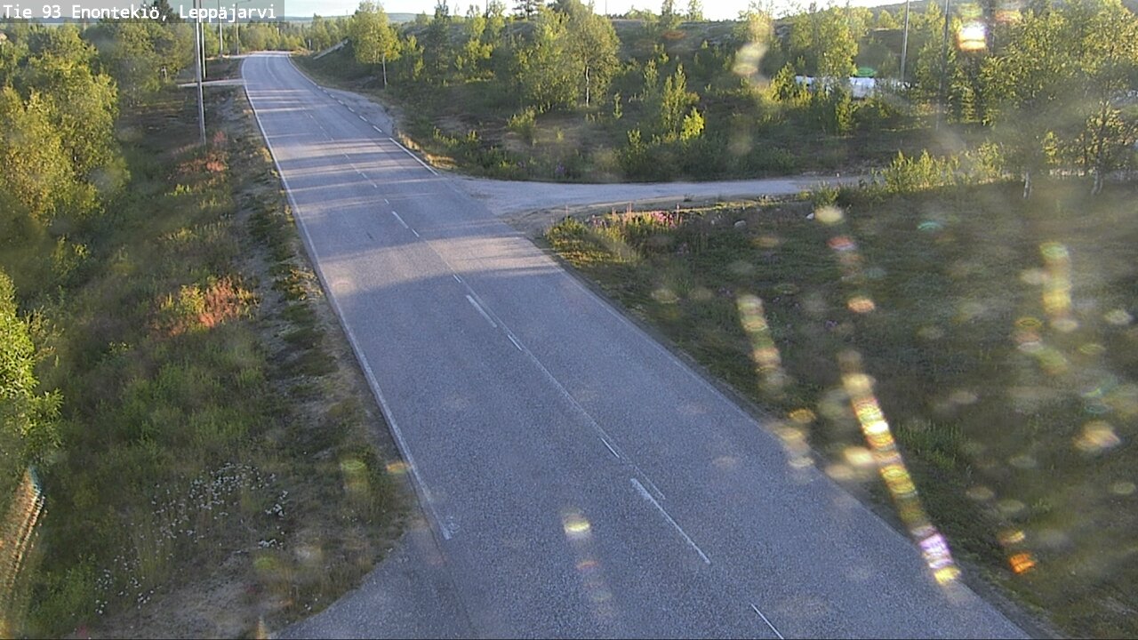 Weather Camera Image Road 93 Enontekiö, Leppäjärvi, Enontekiö, Lappi