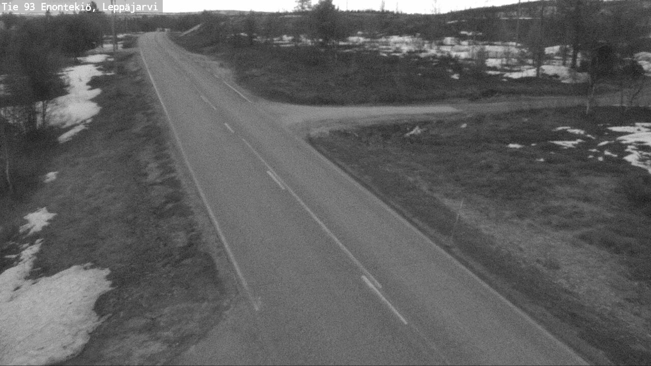 Weather Camera Image Road 93 Enontekiö, Leppäjärvi, Enontekiö, Lappi