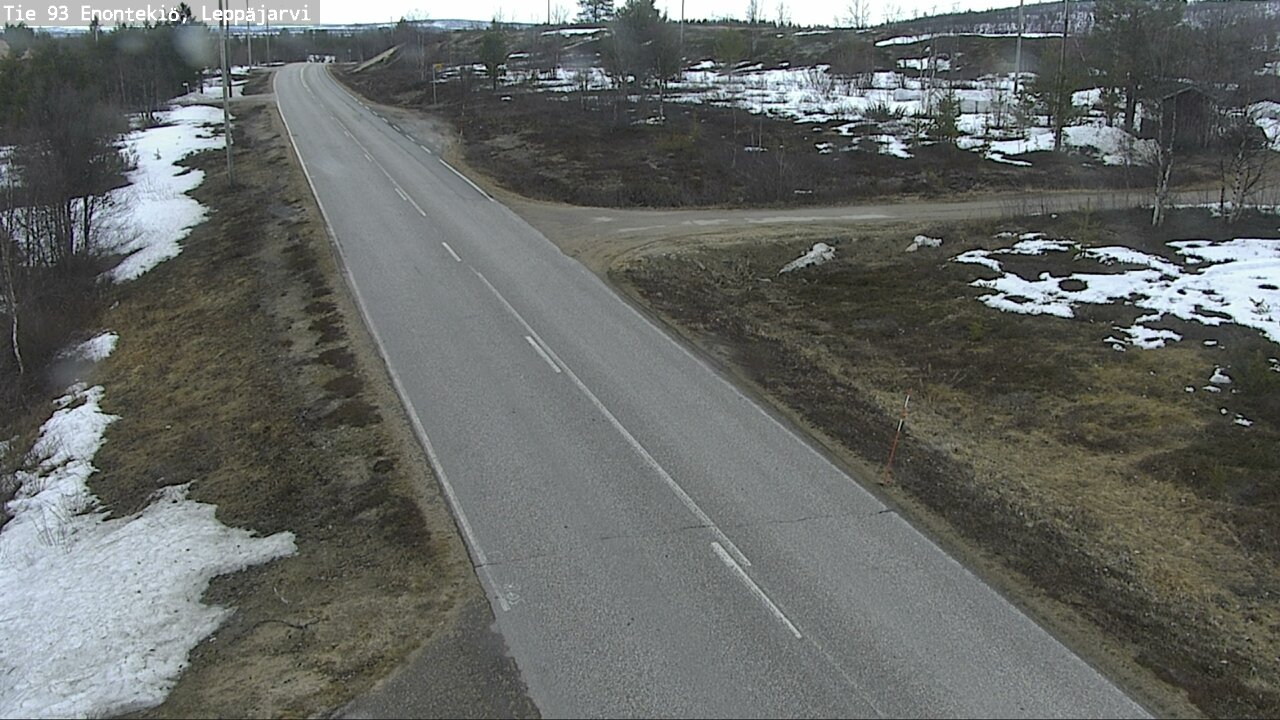 Weather Camera Image Road 93 Enontekiö, Leppäjärvi, Enontekiö, Lappi