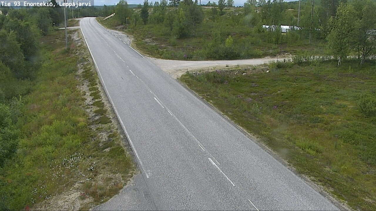 Weather Camera Image Road 93 Enontekiö, Leppäjärvi, Enontekiö, Lappi