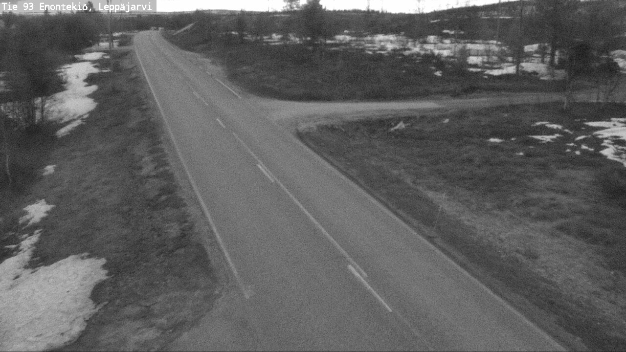 Weather Camera Image Road 93 Enontekiö, Leppäjärvi, Enontekiö, Lappi