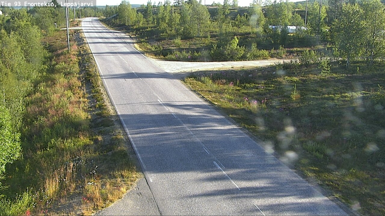Weather Camera Image Väg 93 Enontekis, Leppäjärvi, Enontekiö, Lappi