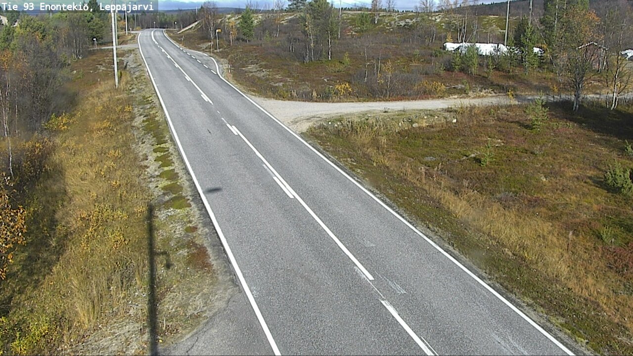 Weather Camera Image Road 93 Enontekiö, Leppäjärvi, Enontekiö, Lappi