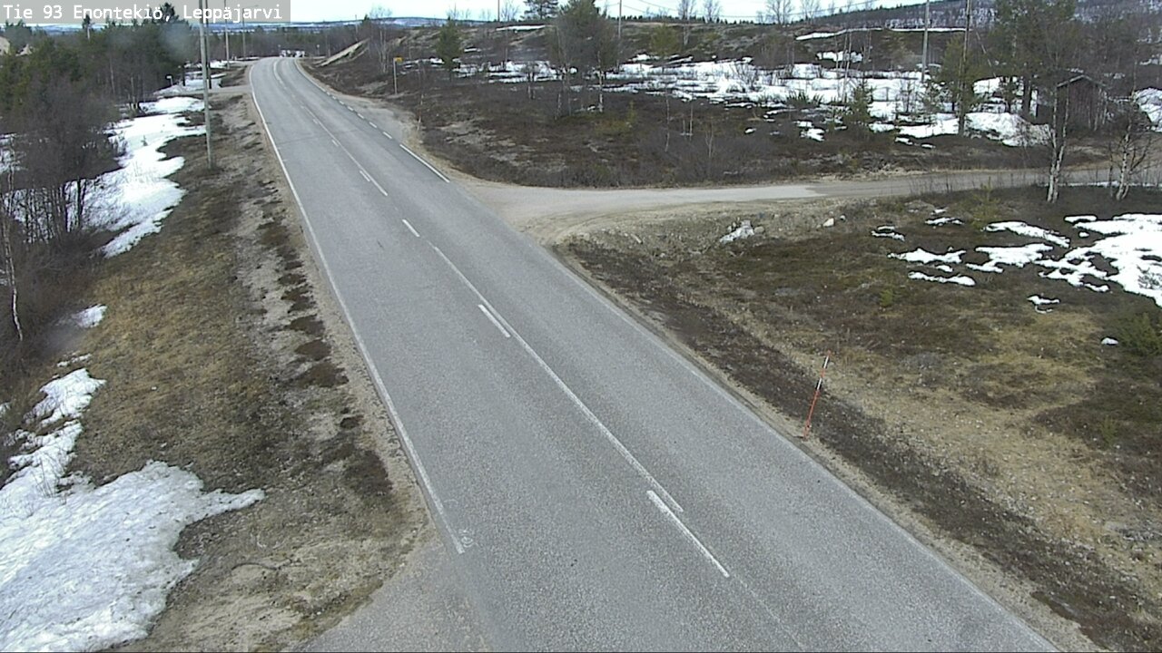 Weather Camera Image Road 93 Enontekiö, Leppäjärvi, Enontekiö, Lappi