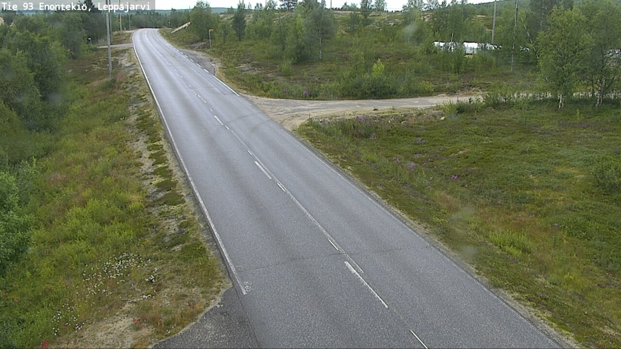 Weather Camera Image Road 93 Enontekiö, Leppäjärvi, Enontekiö, Lappi