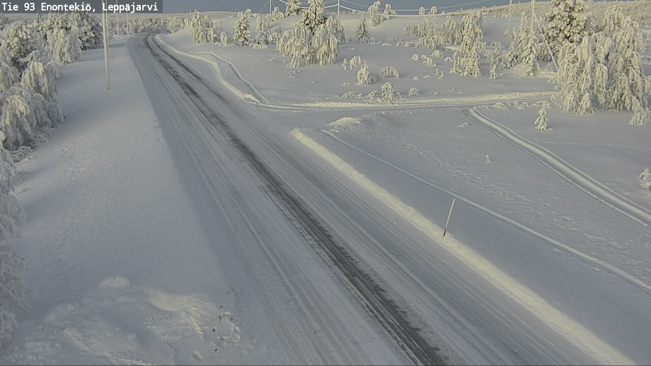 Kelikamerat Kuva Tie 93 Enontekiö, Leppäjärvi, Enontekiö, Lappi