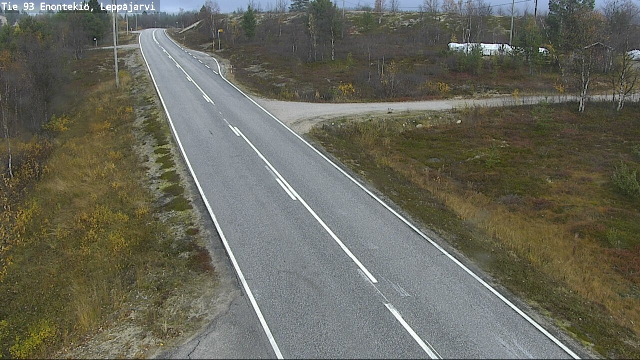 Weather Camera Image Road 93 Enontekiö, Leppäjärvi, Enontekiö, Lappi