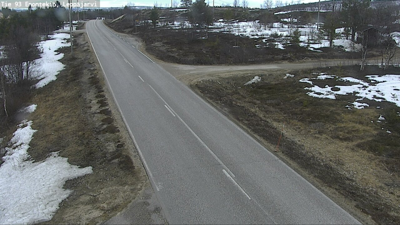 Weather Camera Image Road 93 Enontekiö, Leppäjärvi, Enontekiö, Lappi