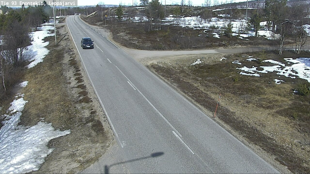 Weather Camera Image Road 93 Enontekiö, Leppäjärvi, Enontekiö, Lappi