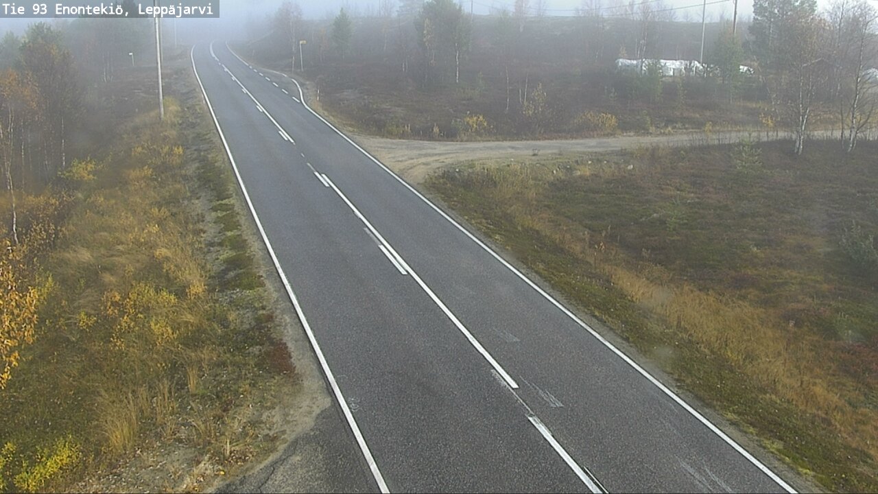 Weather Camera Image Road 93 Enontekiö, Leppäjärvi, Enontekiö, Lappi