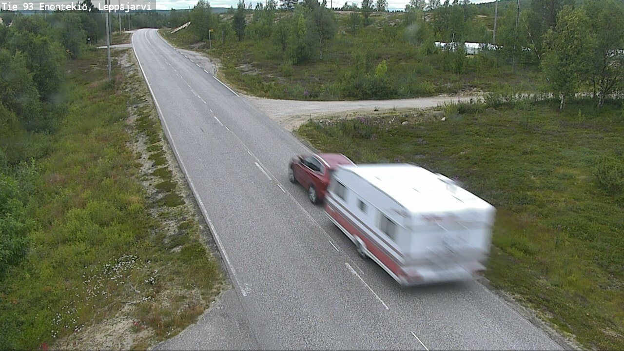 Weather Camera Image Road 93 Enontekiö, Leppäjärvi, Enontekiö, Lappi