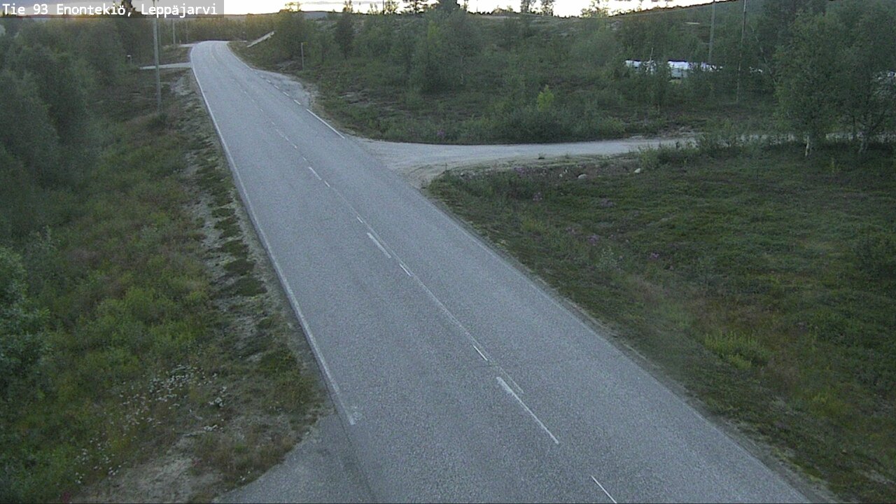 Weather Camera Image Road 93 Enontekiö, Leppäjärvi, Enontekiö, Lappi
