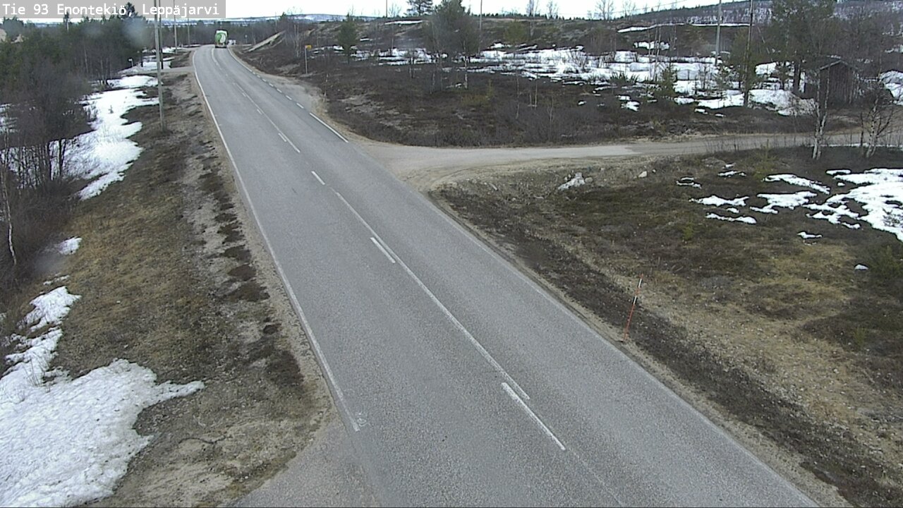 Weather Camera Image Road 93 Enontekiö, Leppäjärvi, Enontekiö, Lappi