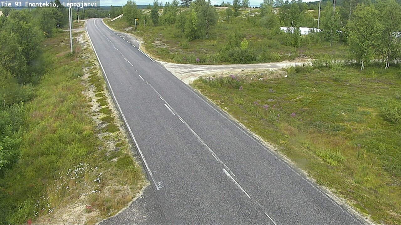 Weather Camera Image Road 93 Enontekiö, Leppäjärvi, Enontekiö, Lappi