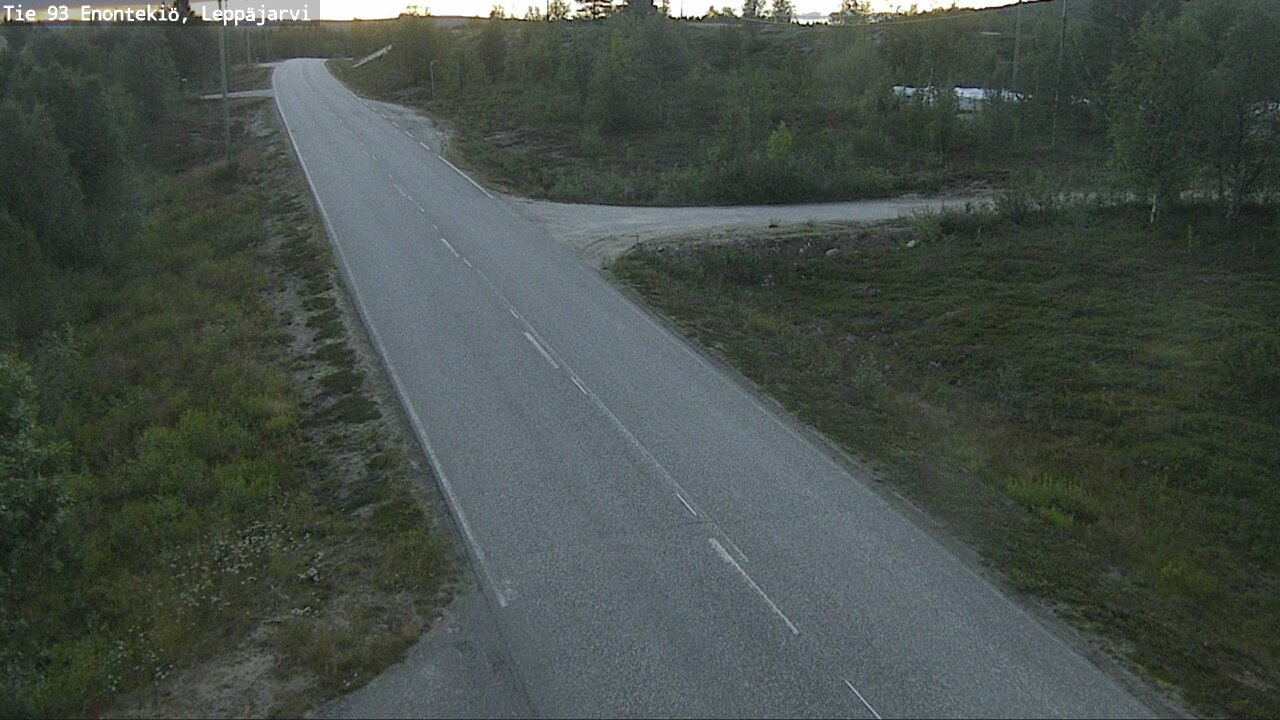 Weather Camera Image Road 93 Enontekiö, Leppäjärvi, Enontekiö, Lappi