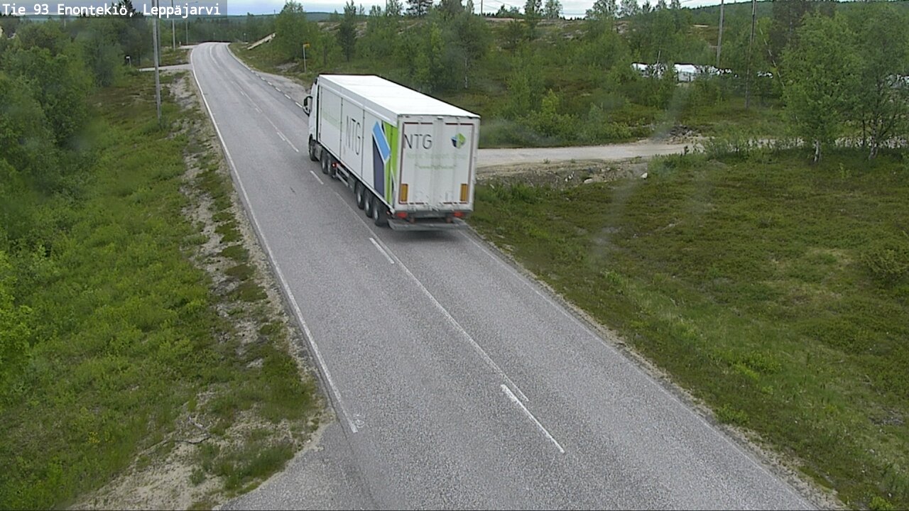 Weather Camera Image Väg 93 Enontekis, Leppäjärvi, Enontekiö, Lappi