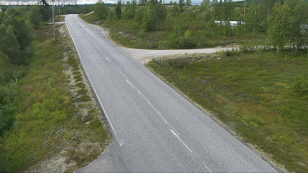 Weather Camera Image Road 93 Enontekiö, Leppäjärvi, Enontekiö, Lappi