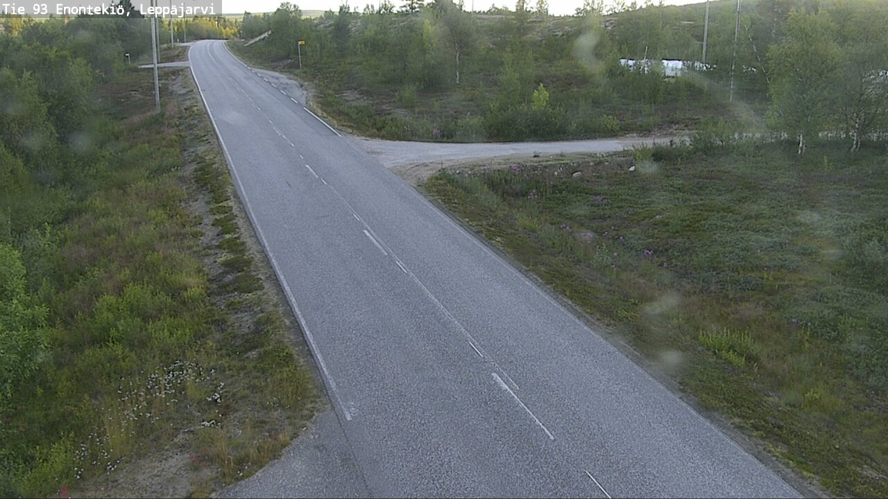 Weather Camera Image Road 93 Enontekiö, Leppäjärvi, Enontekiö, Lappi