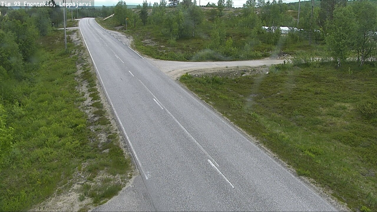 Weather Camera Image Väg 93 Enontekis, Leppäjärvi, Enontekiö, Lappi
