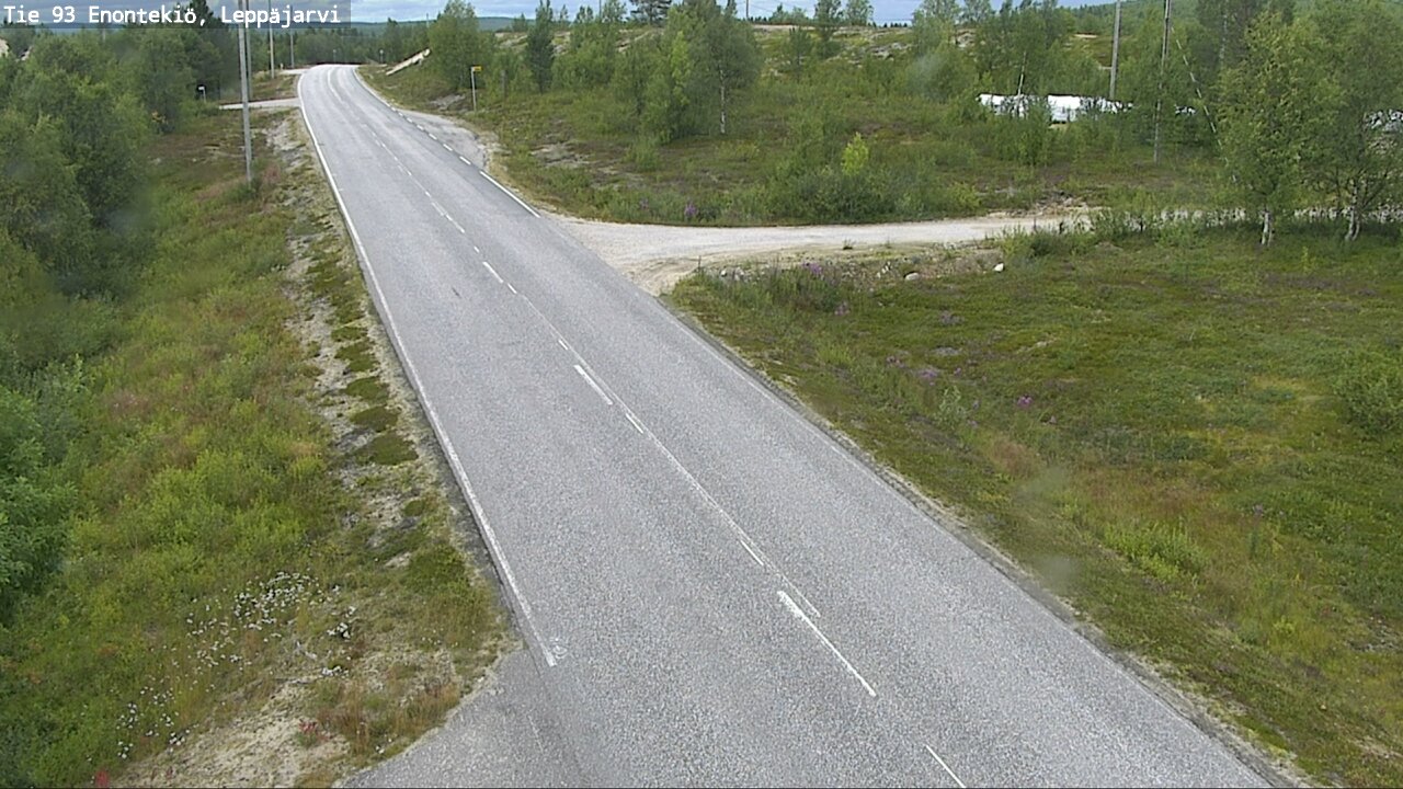 Weather Camera Image Road 93 Enontekiö, Leppäjärvi, Enontekiö, Lappi