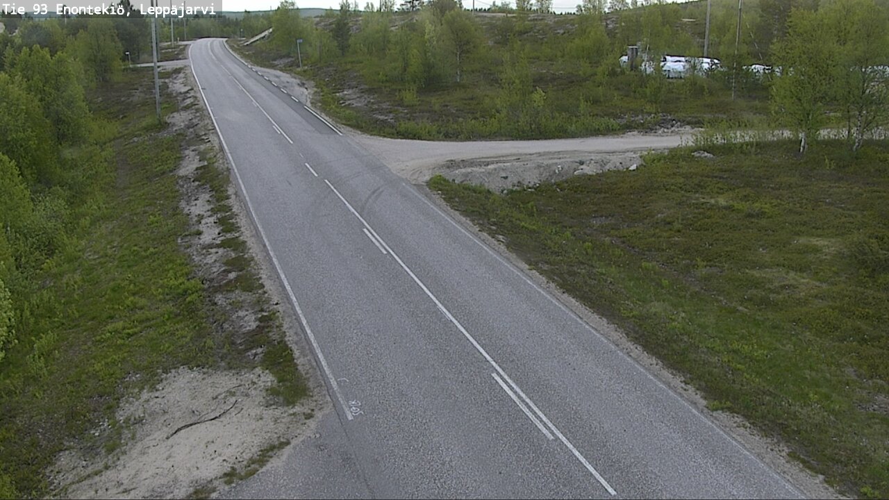 Weather Camera Image Road 93 Enontekiö, Leppäjärvi, Enontekiö, Lappi
