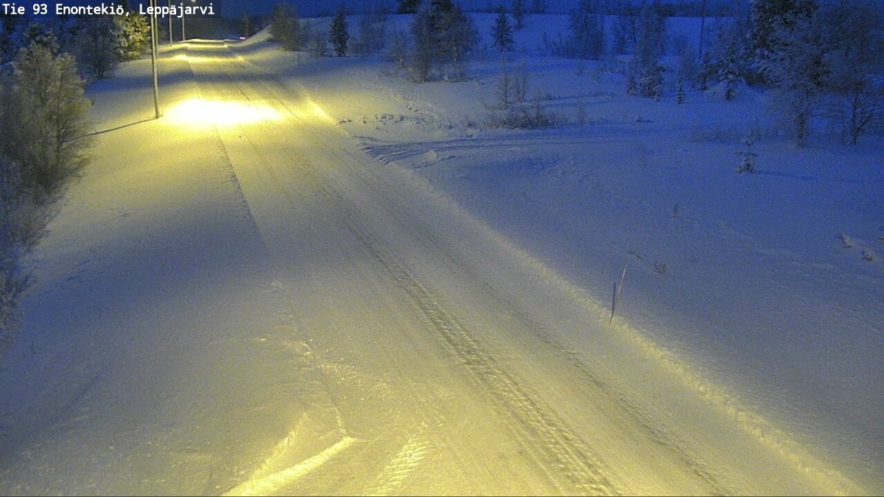 Kelikamerat Kuva Tie 93 Enontekiö, Leppäjärvi, Enontekiö, Lappi