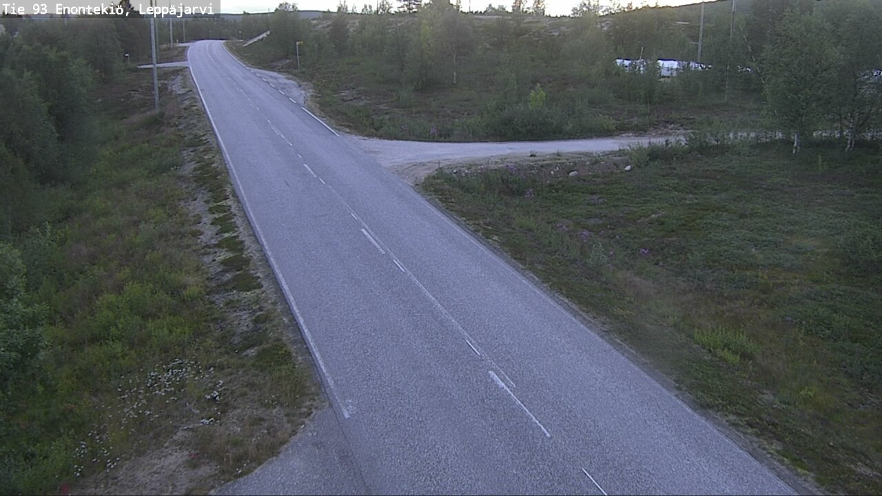 Weather Camera Image Road 93 Enontekiö, Leppäjärvi, Enontekiö, Lappi