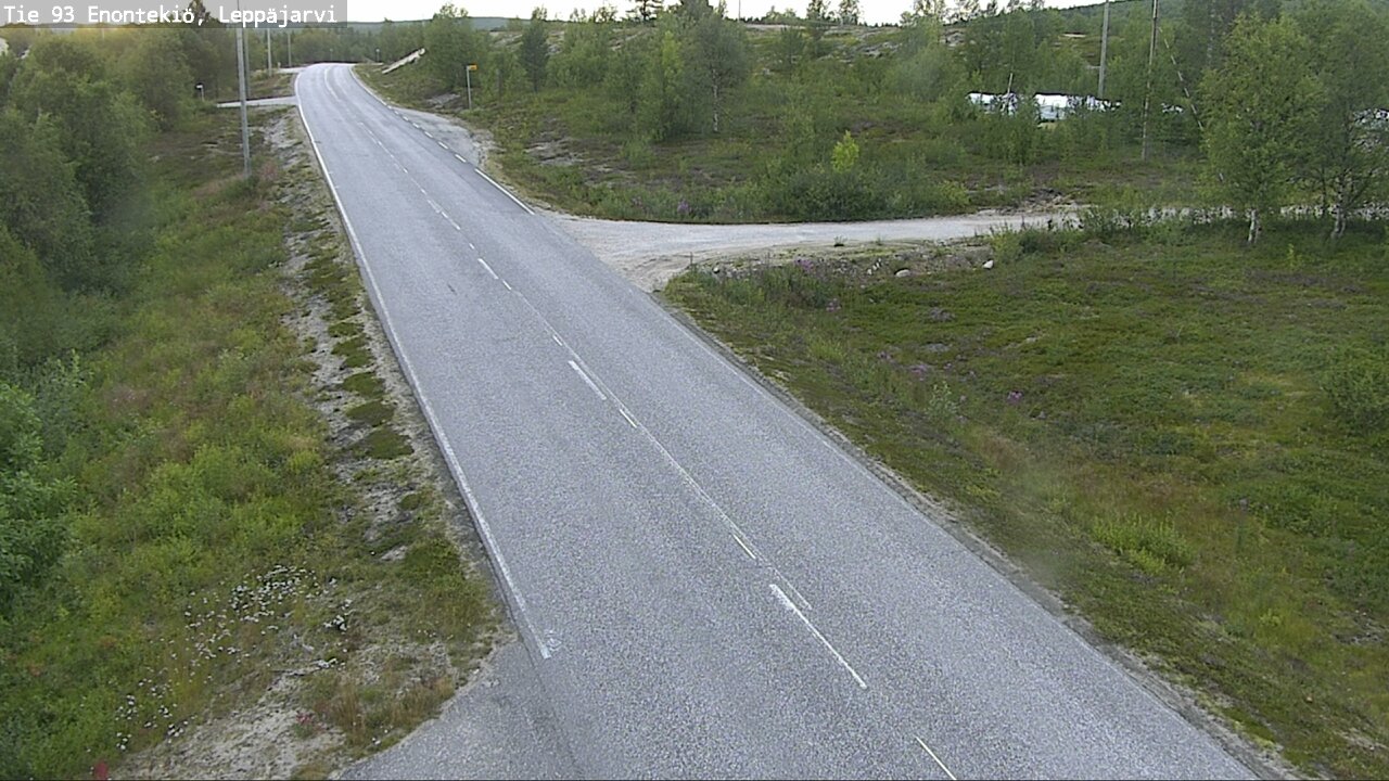 Weather Camera Image Road 93 Enontekiö, Leppäjärvi, Enontekiö, Lappi