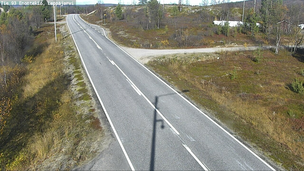 Weather Camera Image Road 93 Enontekiö, Leppäjärvi, Enontekiö, Lappi