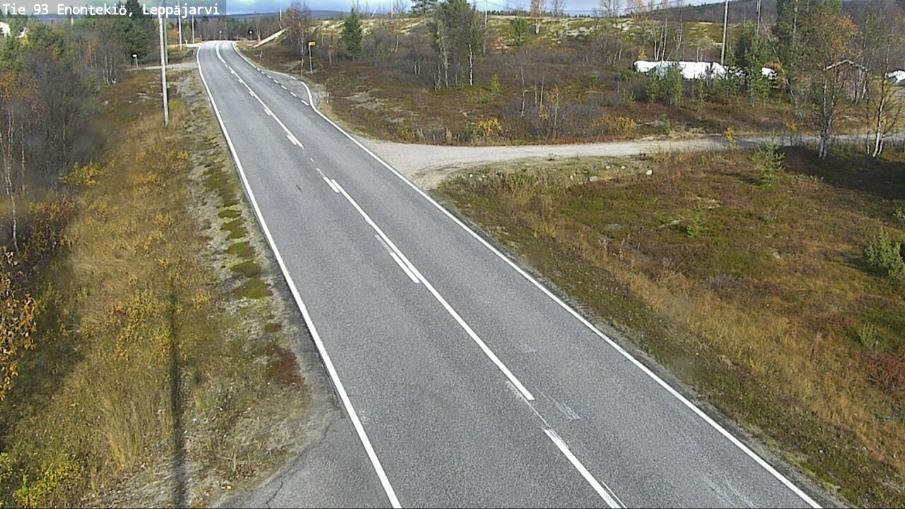 Weather Camera Image Road 93 Enontekiö, Leppäjärvi, Enontekiö, Lappi