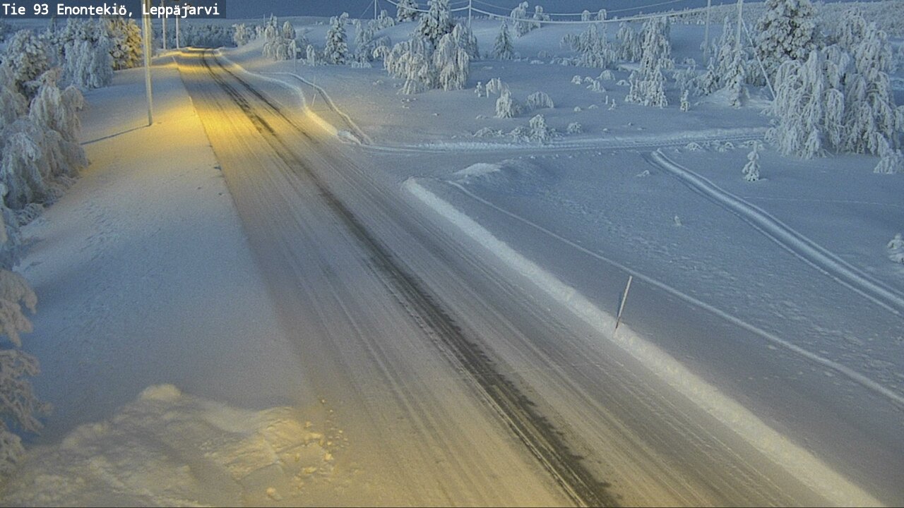 Kelikamerat Kuva Tie 93 Enontekiö, Leppäjärvi, Enontekiö, Lappi